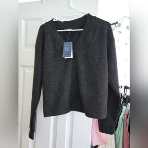 Dark Gray Long Sleeve sweater